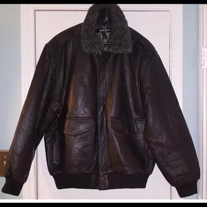 Vintage PRAGUE Black Bomber Jacket